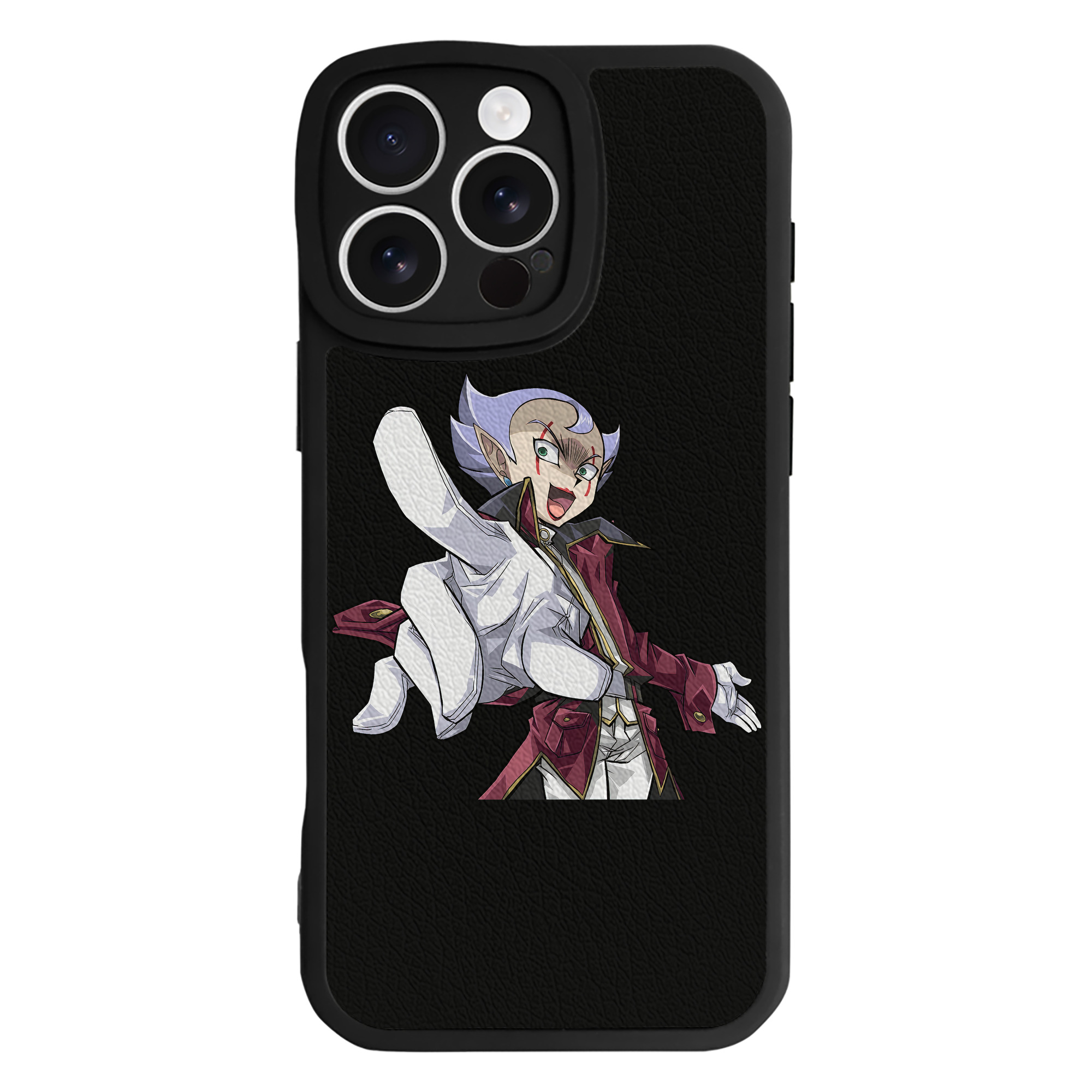 （画像用） 遊☆戯☆王 Yu-Gi-Oh! 【iPhone 16シリーズ対応】シリコンスマホケース（レザー調） 材質：シリコン